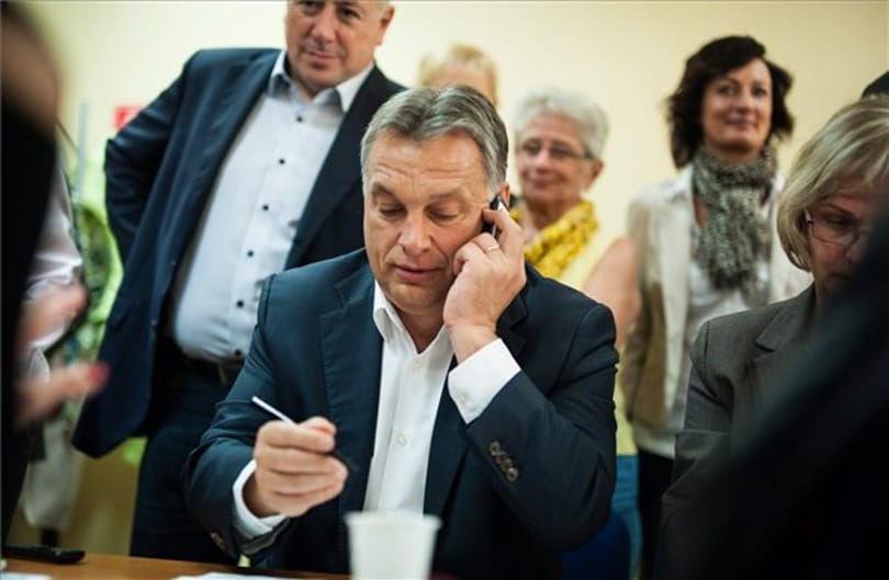 Orbán Viktor diétázott a kampány alatt
