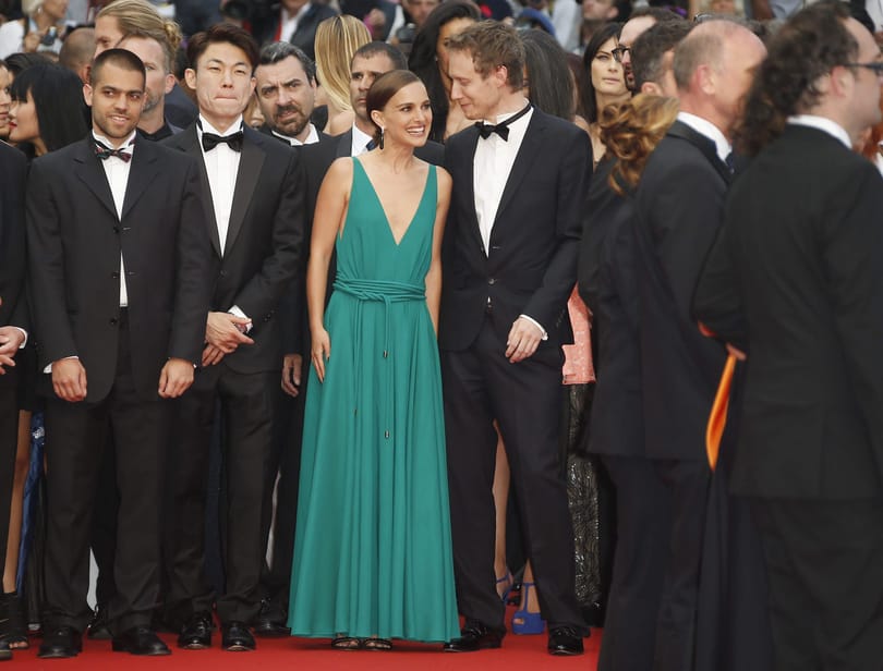 Fotók: Nemes Jeles László hollywoodi sztárral kuncog a vörös szőnyegen