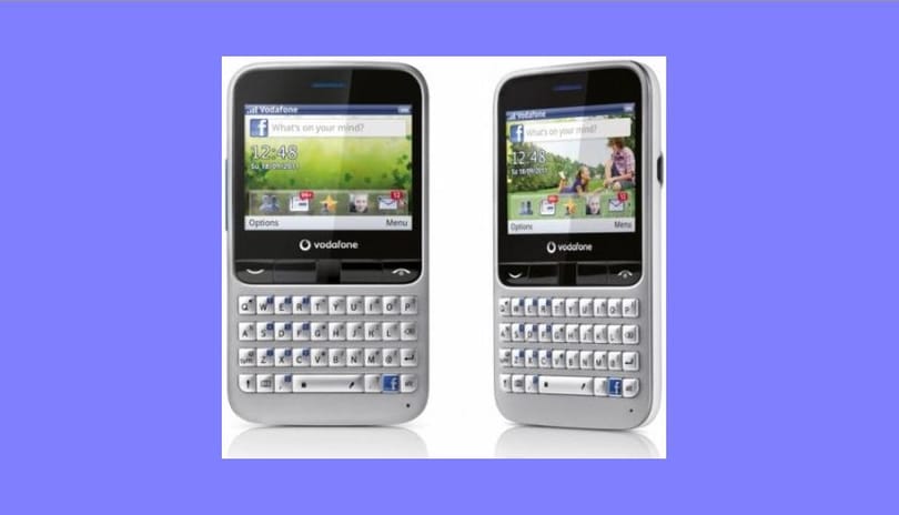 Facebook-mobil a Vodafone-tól 