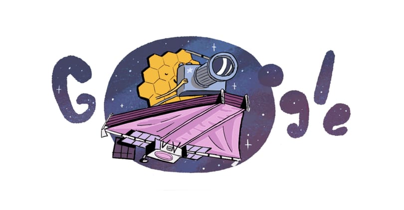 Azonnal logót váltott a Google, a nap sztárja a James Webb űrtávcső