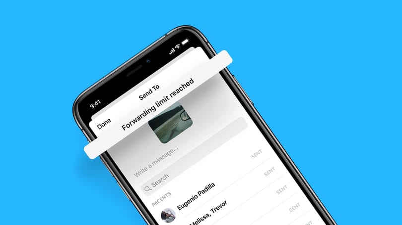 Szigorú korlátozás kerül a Messengerbe, kevesebb embernek továbbíthat üzeneteket