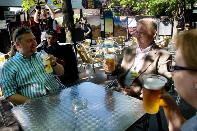 Fotó: Tarlós is megivott egy sört a Szigeten