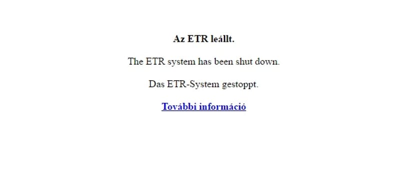 Véget ért egy korszak, Szegeden is lekapcsolták az ETR-t