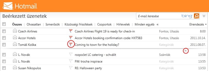 Ráncfelvarrás a Hotmailben