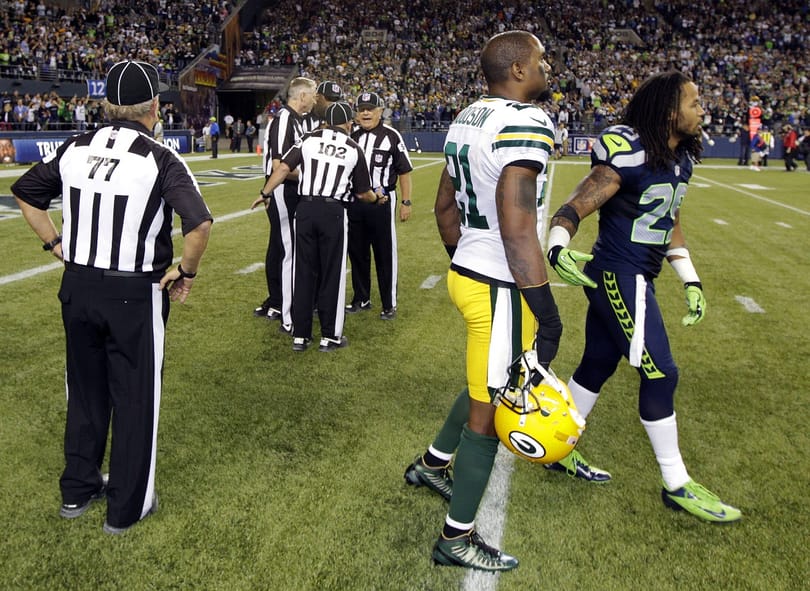 Erősen vitatható bírói döntésnek köszönheti a győzelmet a Seahawks - videó