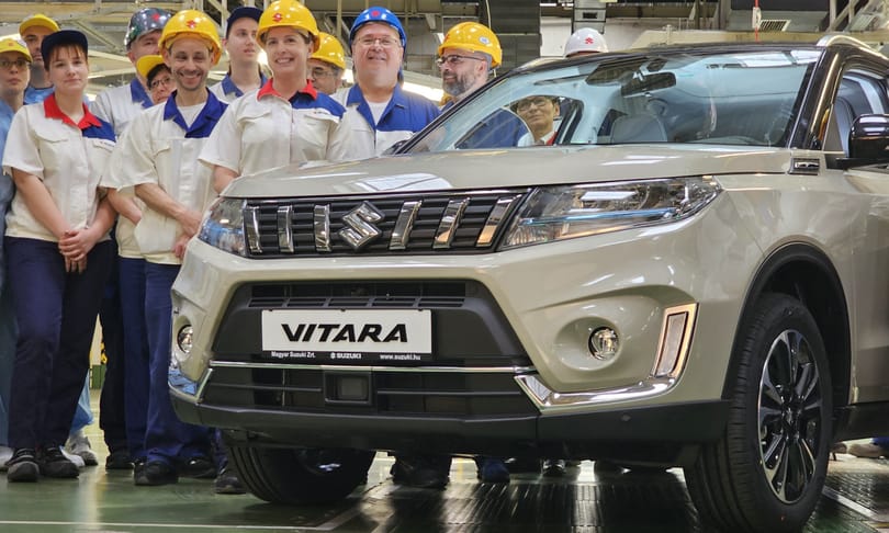 Elkészült a 4 milliomodik esztergomi Suzuki, ott voltunk az elkészültekor