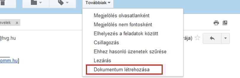 Mentse el Gmail-leveleit a legegyszerűbben, dokumentumként!