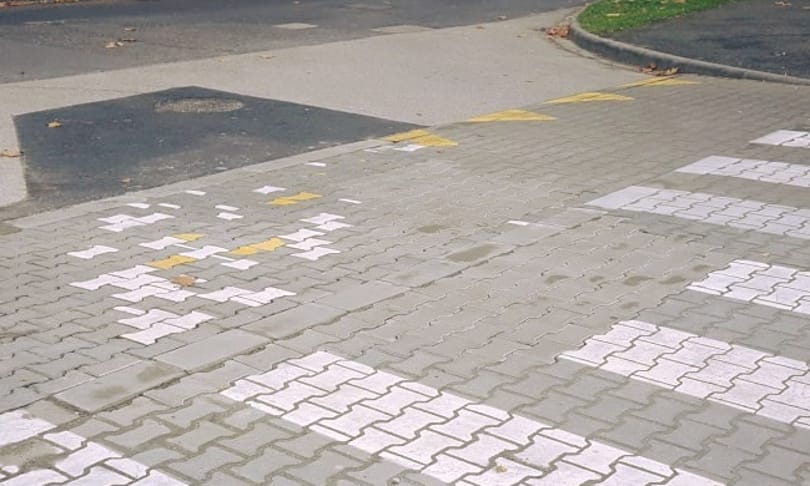 A nap fotója: Győrben szökik a zebra, avagy íme egy szuper egyedi gyalogos-átkelőhely