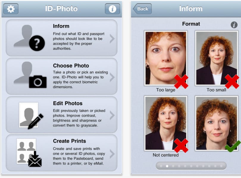 Igazolványkép készítése iPhone-nal