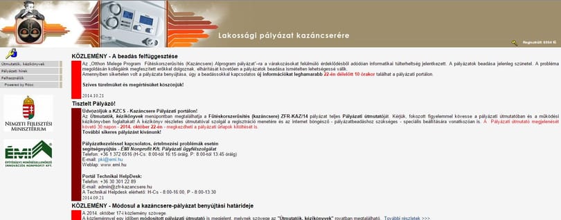Összeomlott a kazáncsere program IT-rendszere
