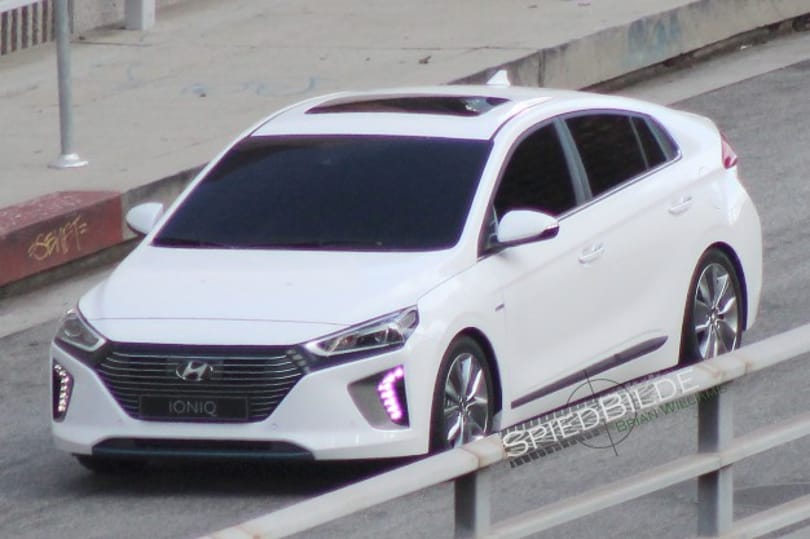 Így fog kinézni: lefotózták a Hyundai elektromos autóját