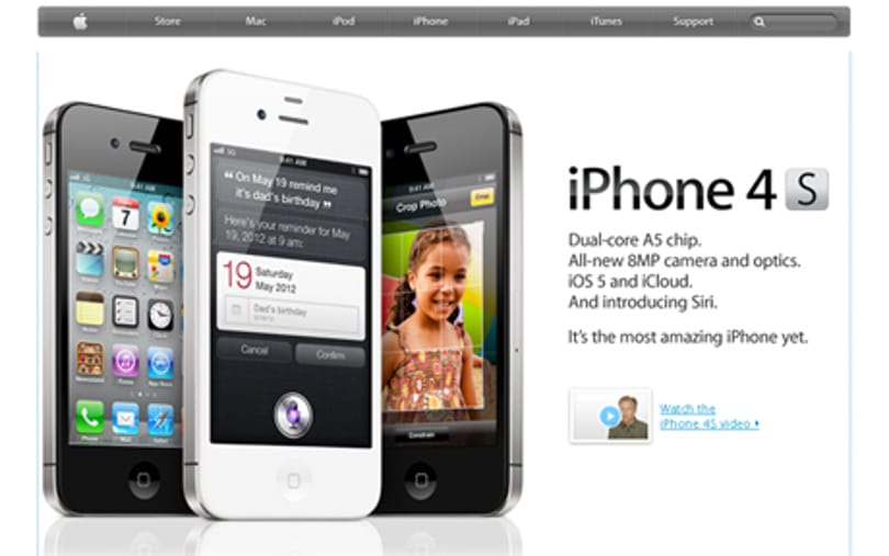 Október végétől kapható itthon az iPhone 4S