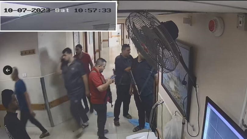 IDF: Felvételek vannak arról, hogy túszokat hurcol a Hamász október 7-én az al-Shifa kórházba