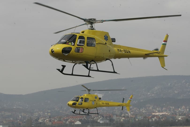A mentőktől kapott két helikoptert a Magyar Honvédség