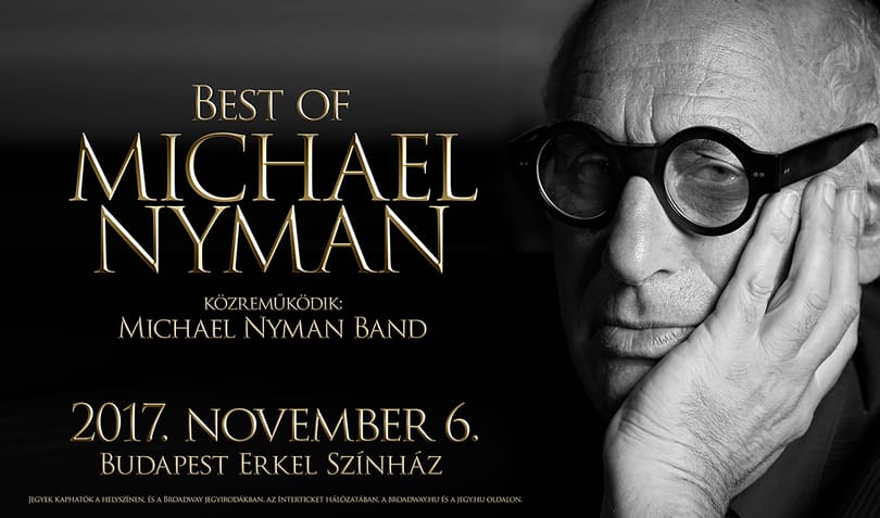 Jövő héten Michael Nyman-koncert Budapesten