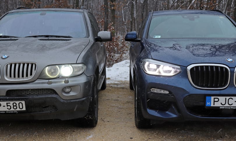 Felnőtt a feladathoz: egymás ellen küldtük a régi BMW X5-öt és az új X3-at