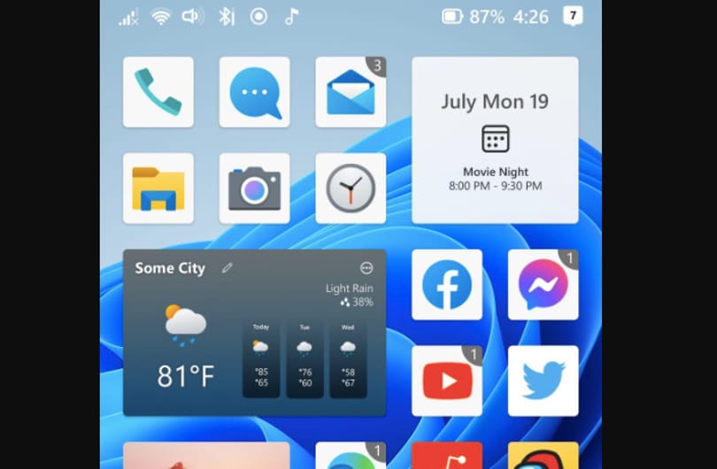 Milyen lenne a Windows 11 a telefonján? Már mutatjuk is