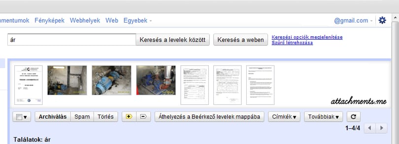 Minden eddiginél hatékonyabb keresés a Gmailben a csatolmányok nézőképével [videóval]