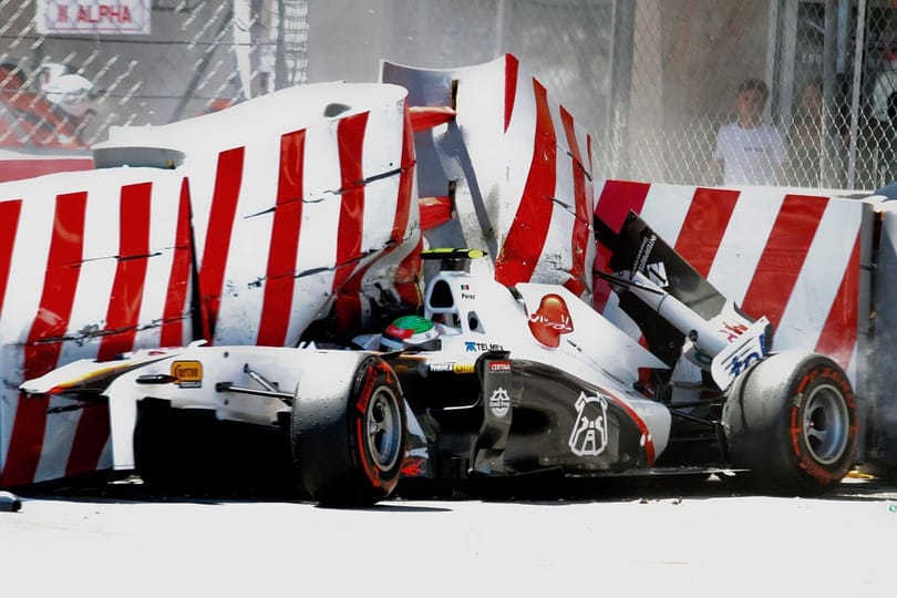 F1: Perez kórházban, bizonytalan az indulása
