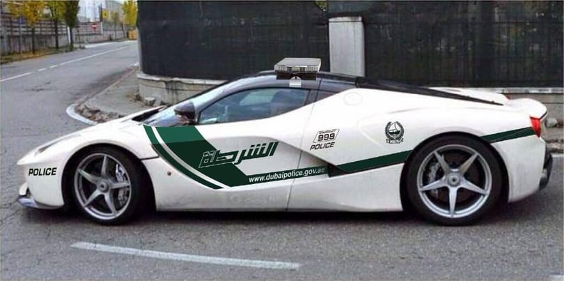 Ilyen lenne a dubaji zsaruk LaFerrarija