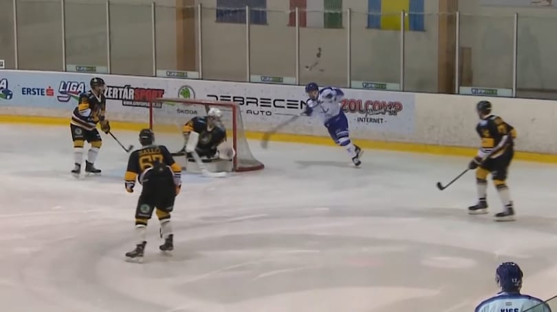 Olyan gólt ütött az Újpest, amilyet hokipályán ritkán látni – videó