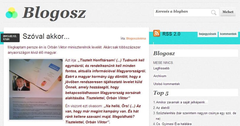 Magyarról magyarra fordították Orbán levelét