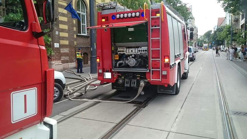Tűz ütött ki egy budapesti kórházban