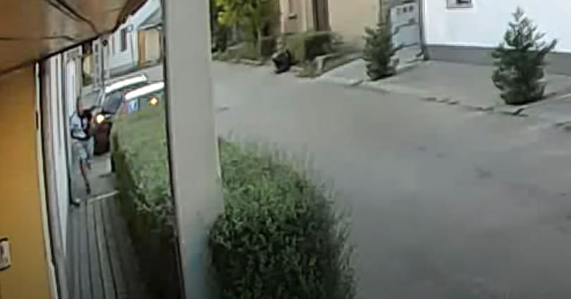 Felvette a térfigyelő, amint munkában volt a kocsifosztogató – videó