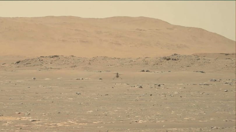 Már videón is látható, ahogy helikoptert reptet az emberiség a Marson