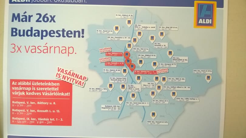 Feleslegesen reklámozhatja az Aldi a vasárnap is nyitva tartó üzleteit - fotó