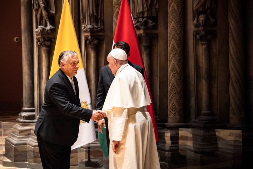 Ferenc pápával találkozott a Vatikánban Orbán Viktor