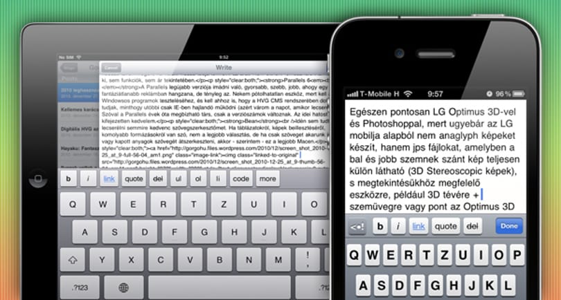 Már letölthető az új, kényelmesebb Wordpress iOS kliens!