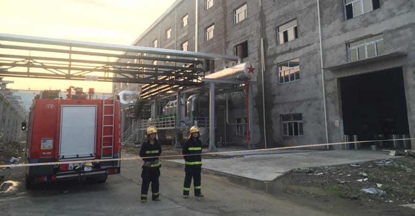 Forró gőzzel teli vezeték robbant fel Kínában