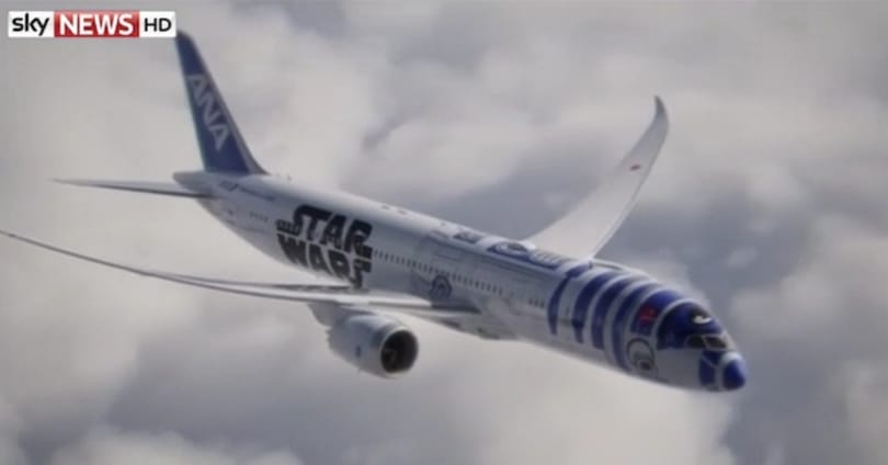 Érkezik a Star Wars-festésű utasszállító gép