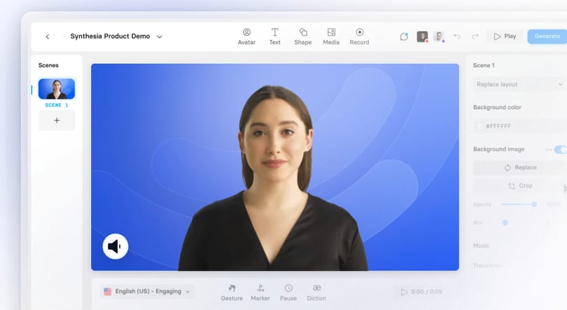 Ön csak beírja a szöveget, és egy sosem létezett személy videón felolvassa – 15 mesterséges intelligenciával dolgozó videós app