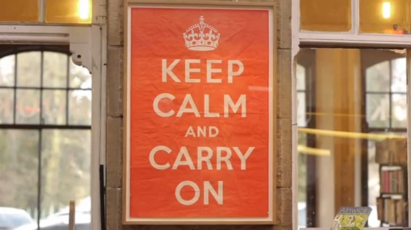 Keep calm and carry on: egy legendás poszter története (videó)