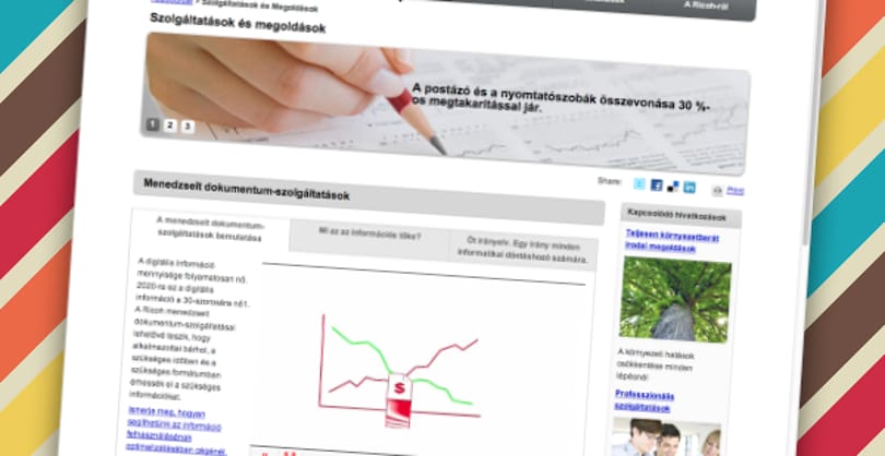 Jól áll a Ricoh az MPS és BPS szolgáltatások globális piacán