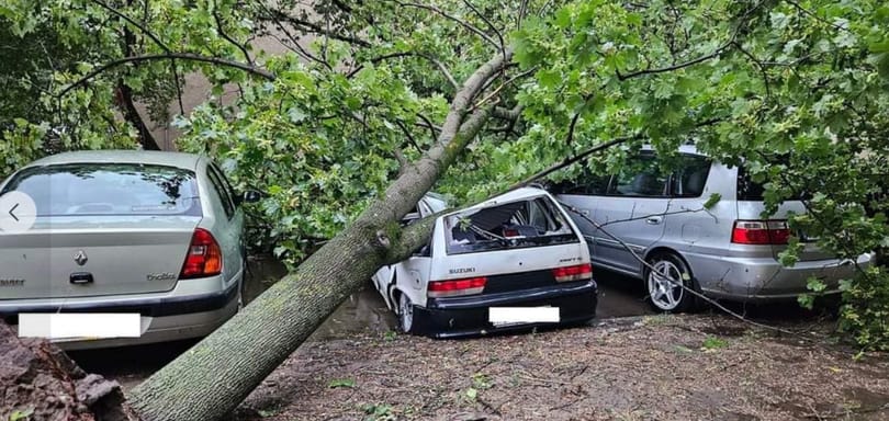 Szombaton napközben sem maradt vihar nélkül az ország, Hódmezővásárhelyet máris csúnyán megtépázta