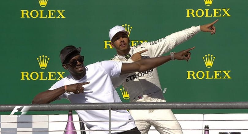 „Meg akarsz ölni?!” – Usain Bolt és Lewis Hamilton egy kocsiban 
