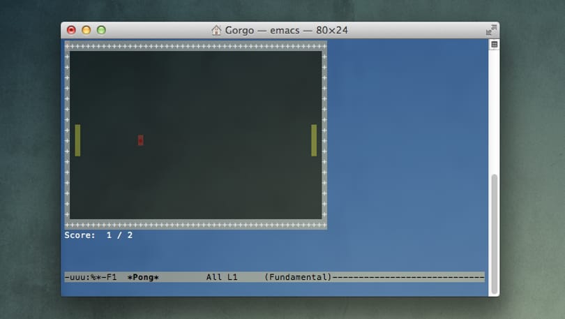 Ha már nagyon unjuk magunkat: Pong a Terminal ablakában