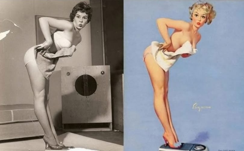 Így készültek a szexis képek a Photoshop előtt – íme néhány példa