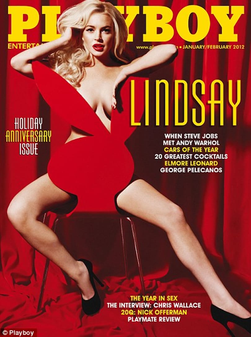 Lindsay Lohan kelendő, de csak meztelenül - fotó