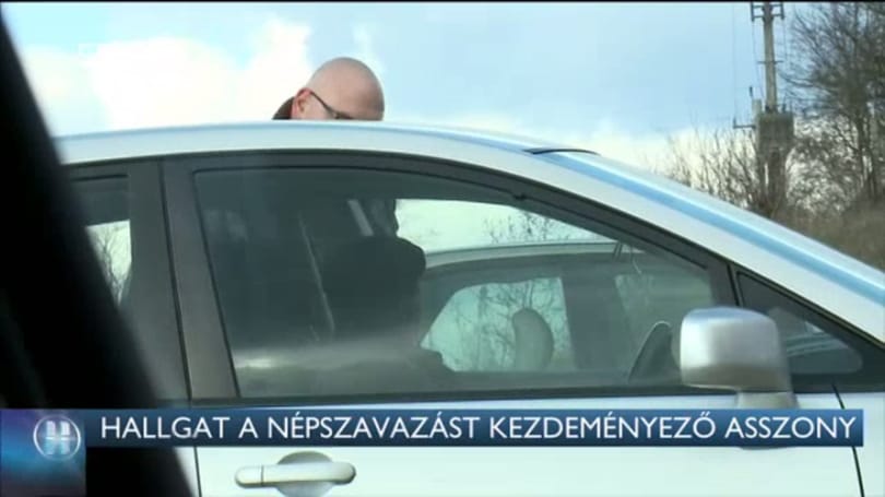 Polgárőröket hívott az RTL stábjához a herceghalmi polgármester