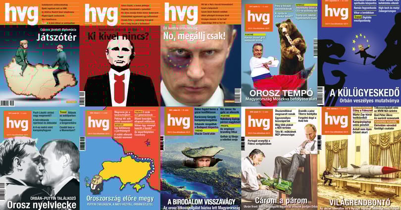 Orbán, Putyin és egy különös rajongás - melyik HVG-címlap fogta meg legjobban a lényeget?
