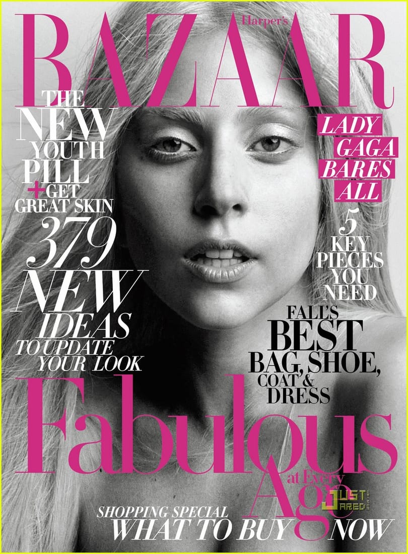 Lady Gaga arca meztelen