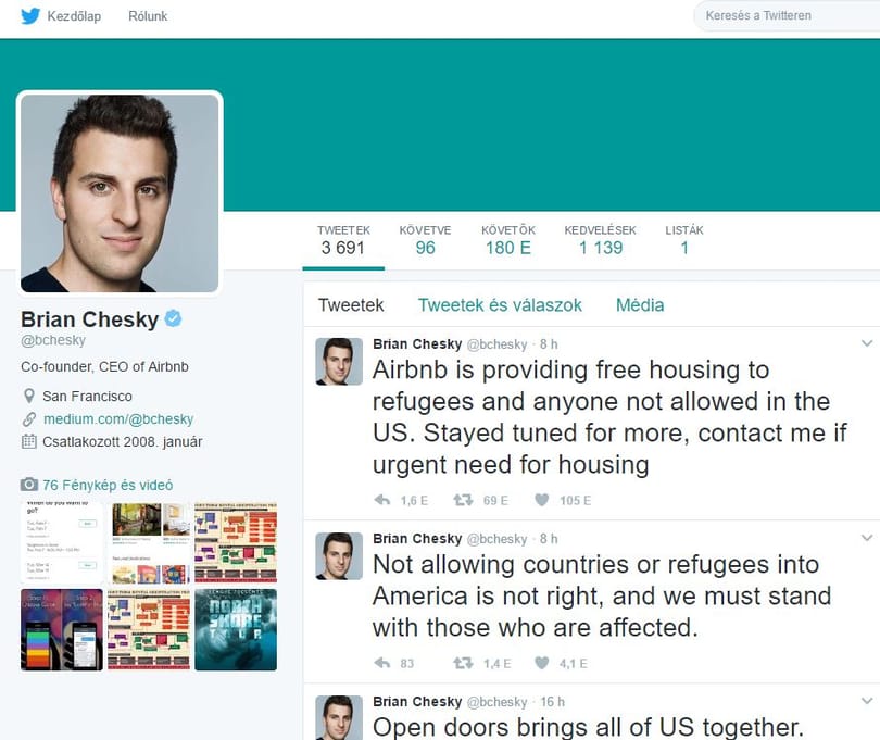 Az Airbnb és a New York-i taxisok is bemutattak Trumpnak