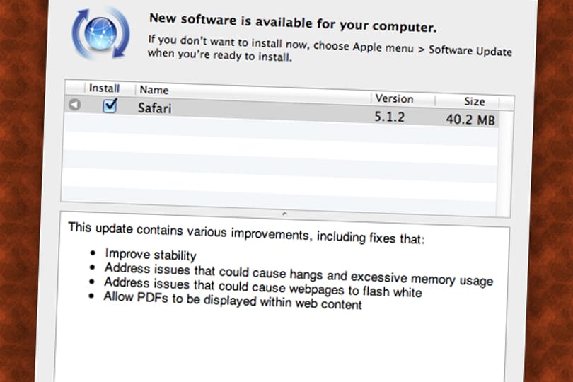 Letölthető a Safari 5.1.2-es frissítése