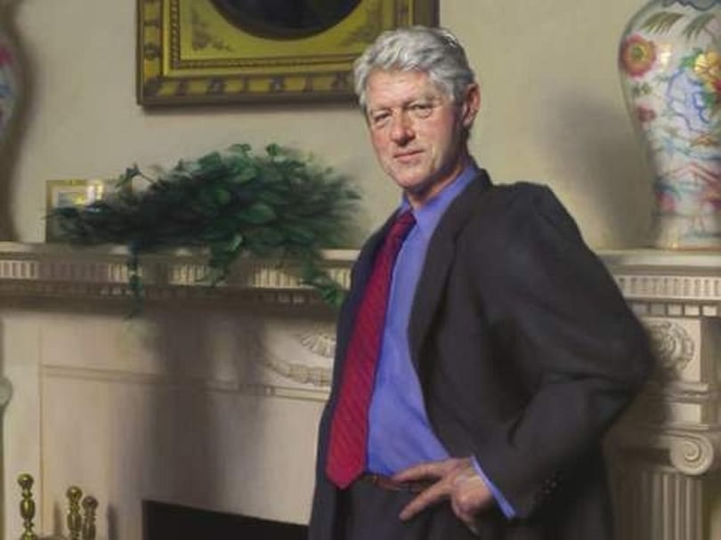 Kiderült a titok: szexbotránya vet árnyékot Clinton portréjára – fotó