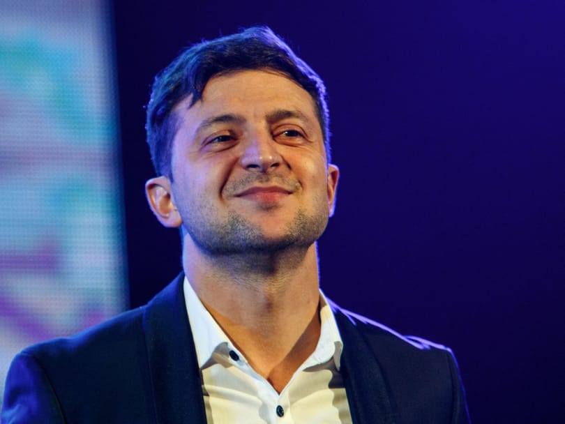 Tévés személyiségekkel töltötte fel hivatalát az ukrán elnök