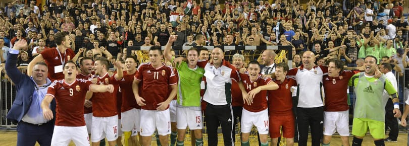 Nehéz ellenfeleket kapott az EB-re drámaian kijutott futsal válogatott
